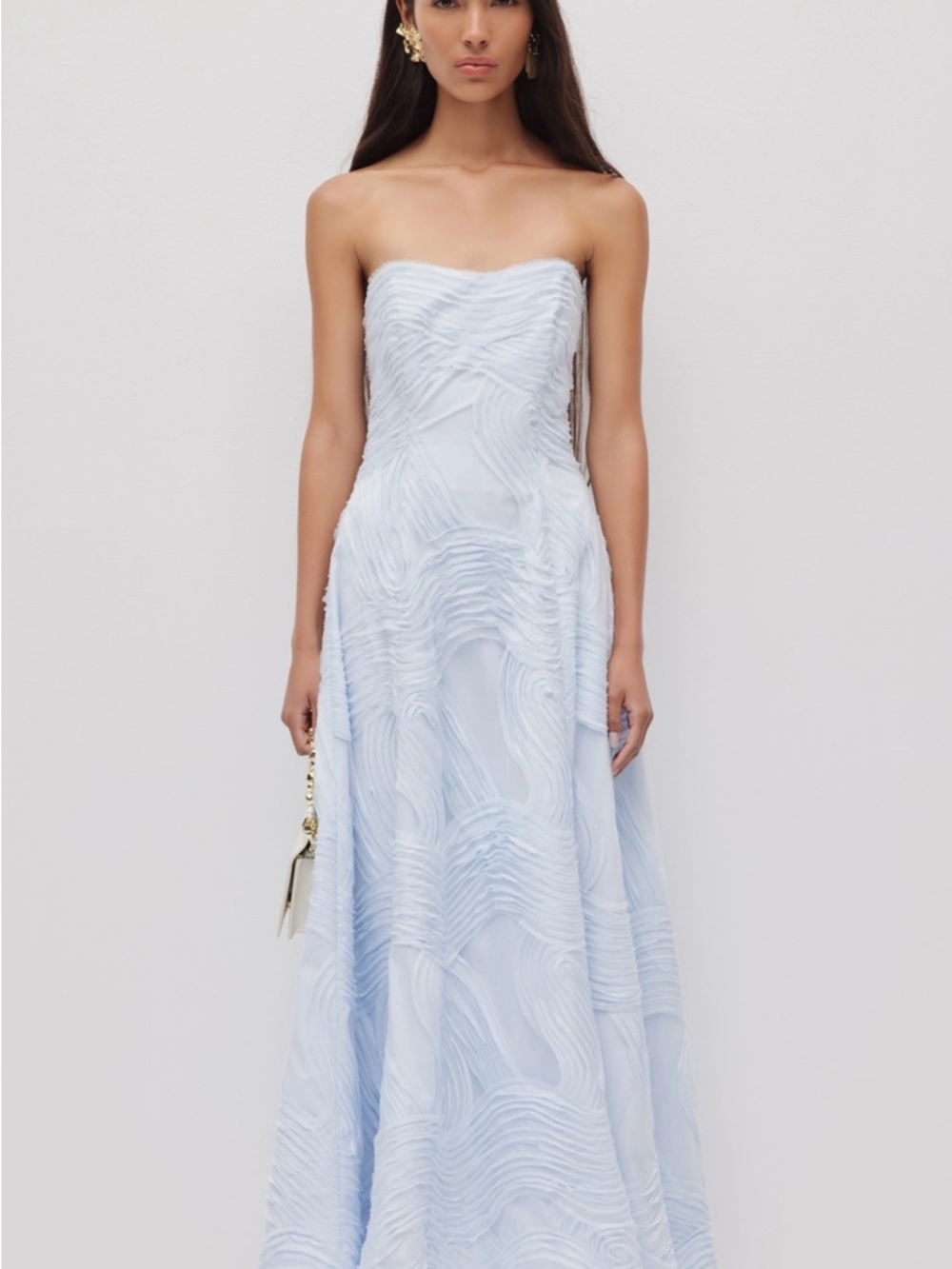 Aje | Strapless pastel blue gown | NWT | size 6